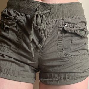 Cargo Army Green Shorts